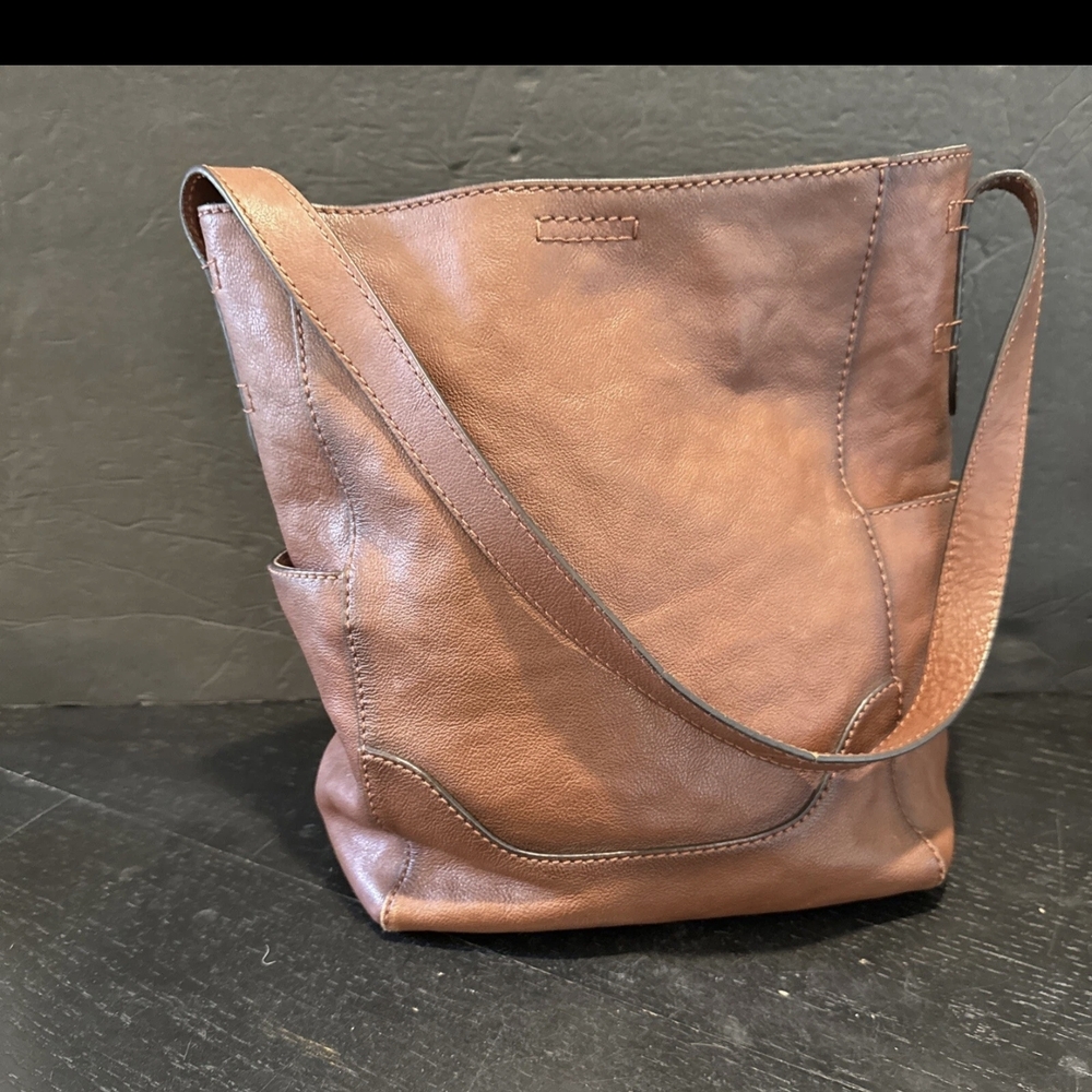Frye Tan Leather Shoulder Bag - Picture 4 of 16